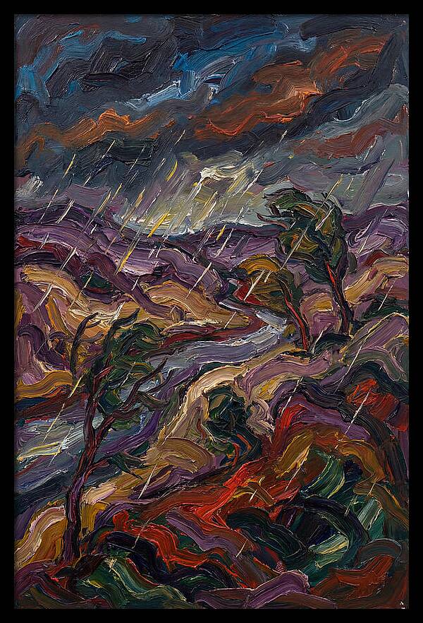 Stormy Landscape Expressionism