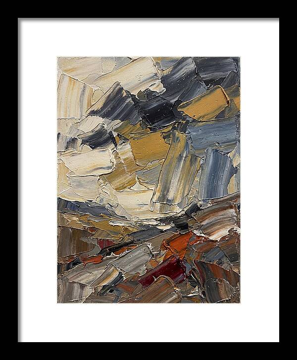 Stormy Landscape In Palette Knife