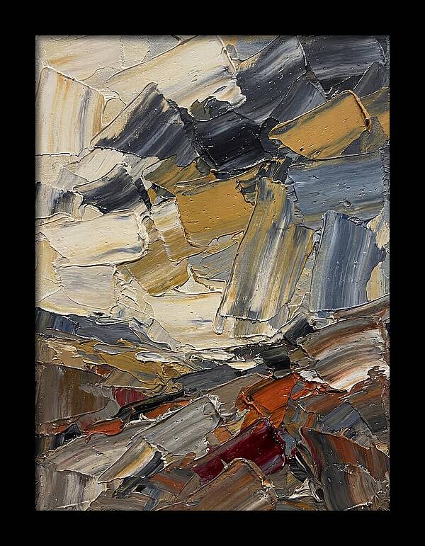 Stormy Landscape In Palette Knife