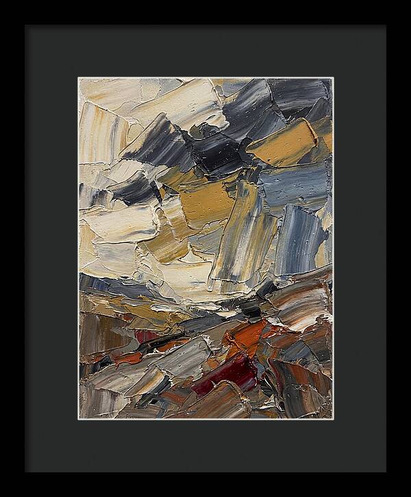 Stormy Landscape In Palette Knife