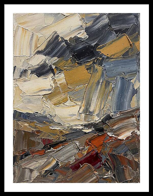 Stormy Landscape In Palette Knife