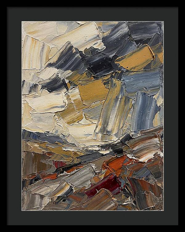 Stormy Landscape In Palette Knife