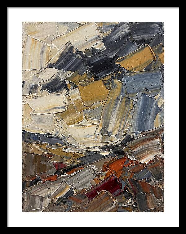 Stormy Landscape In Palette Knife