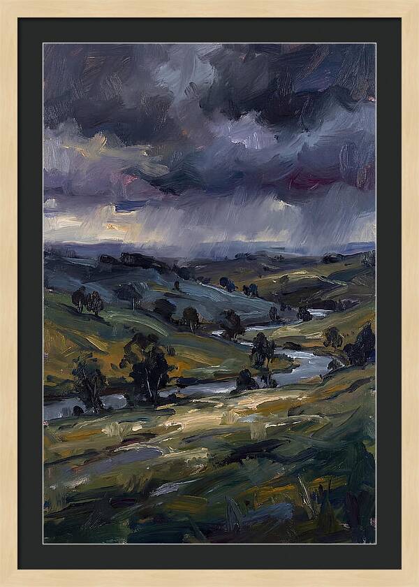 Stormy Landscape Serenity