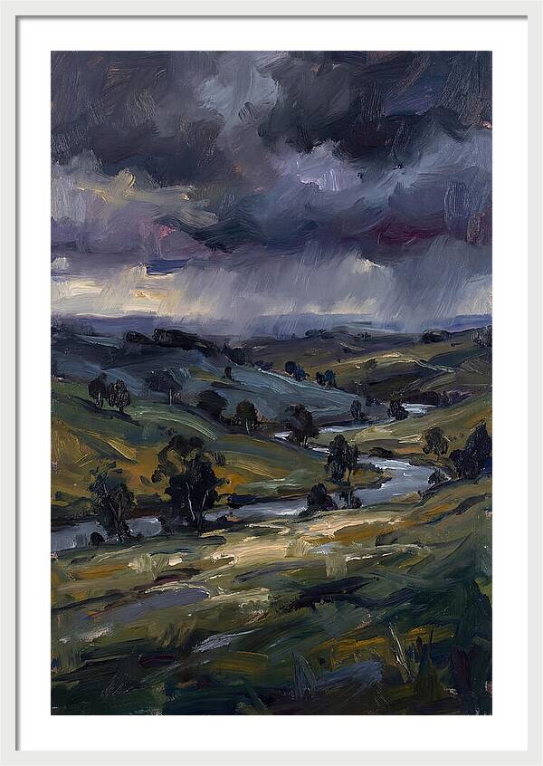 Stormy Landscape Serenity