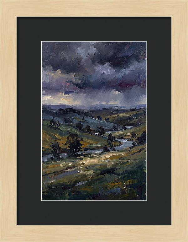 Stormy Landscape Serenity
