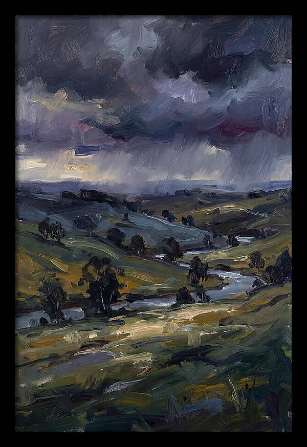 Stormy Landscape Serenity