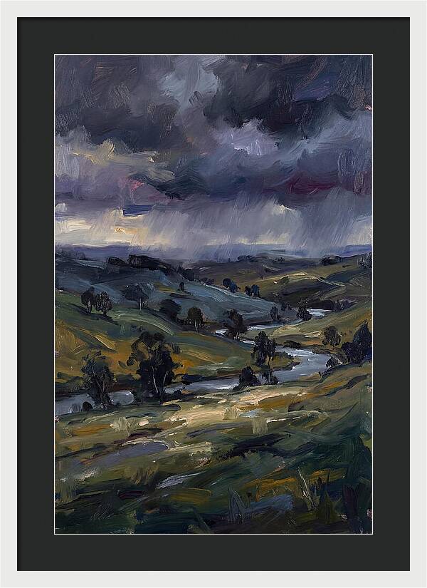 Stormy Landscape Serenity
