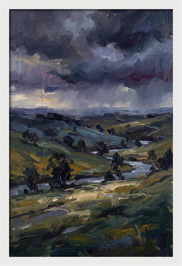 Stormy Landscape Serenity