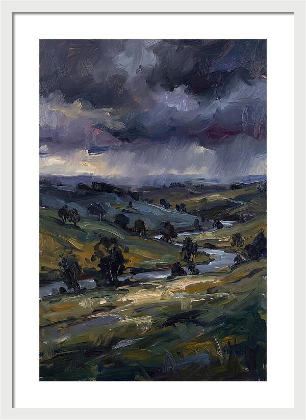 Stormy Landscape Serenity