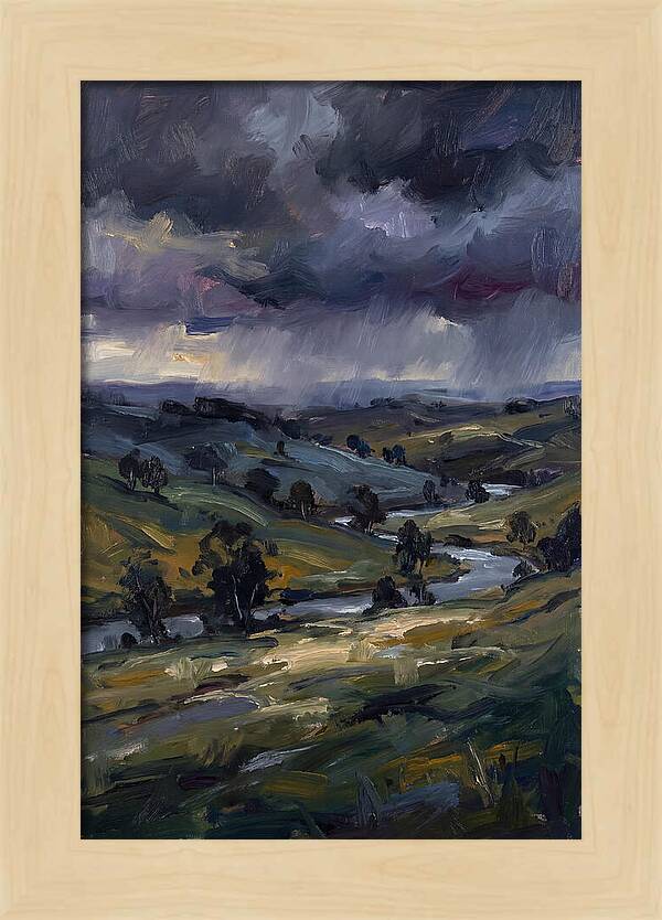 Stormy Landscape Serenity