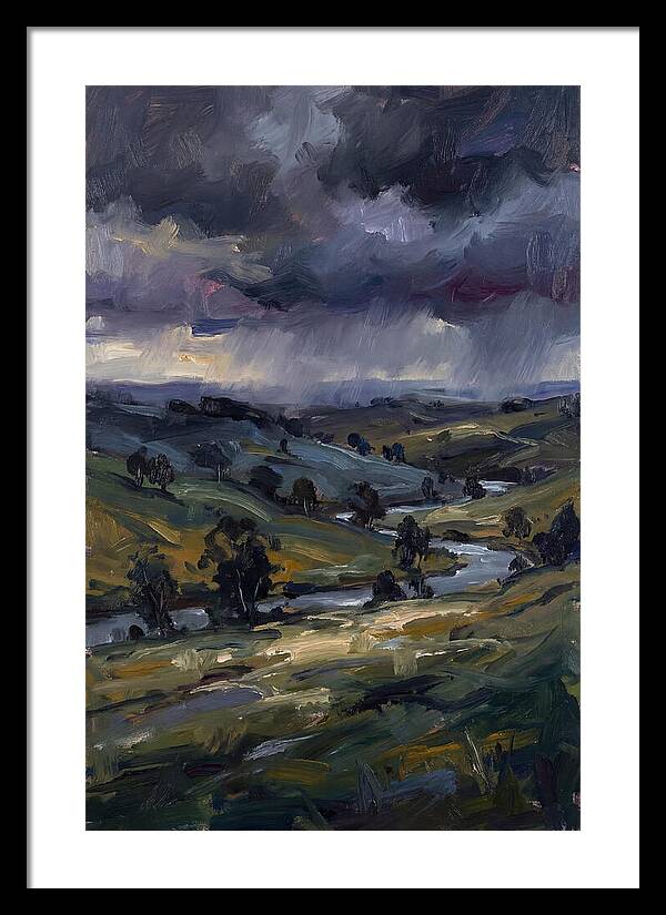 Stormy Landscape Serenity