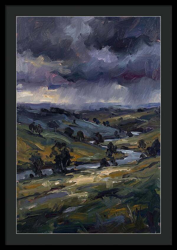 Stormy Landscape Serenity