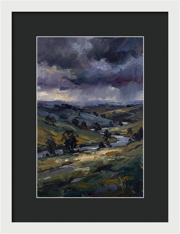 Stormy Landscape Serenity