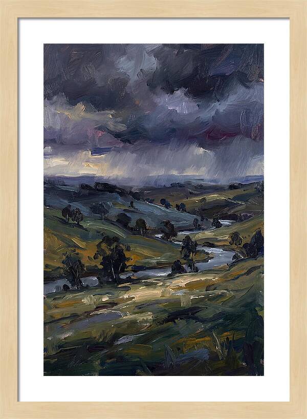 Stormy Landscape Serenity