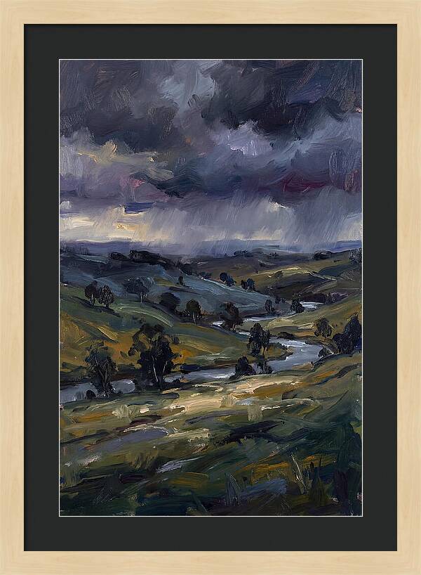 Stormy Landscape Serenity