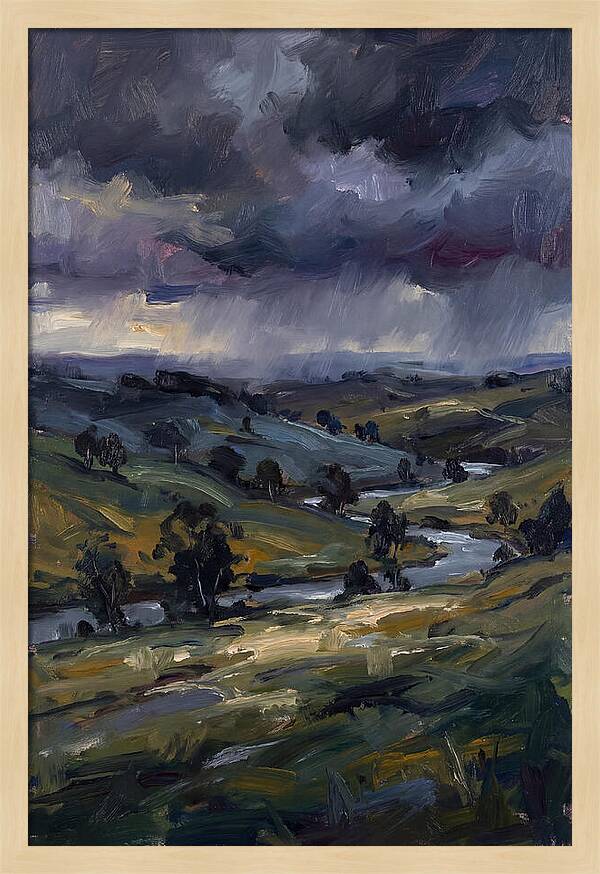 Stormy Landscape Serenity
