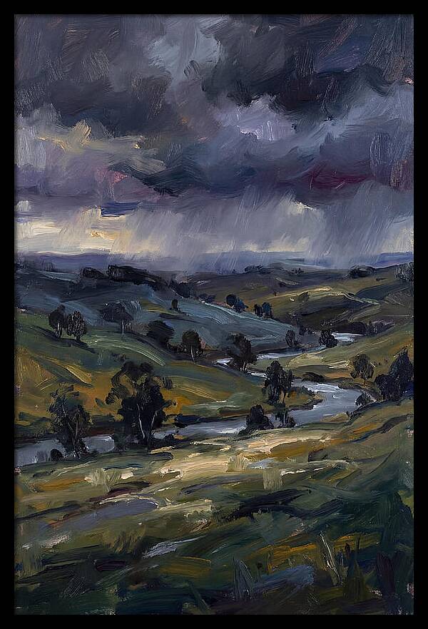 Stormy Landscape Serenity