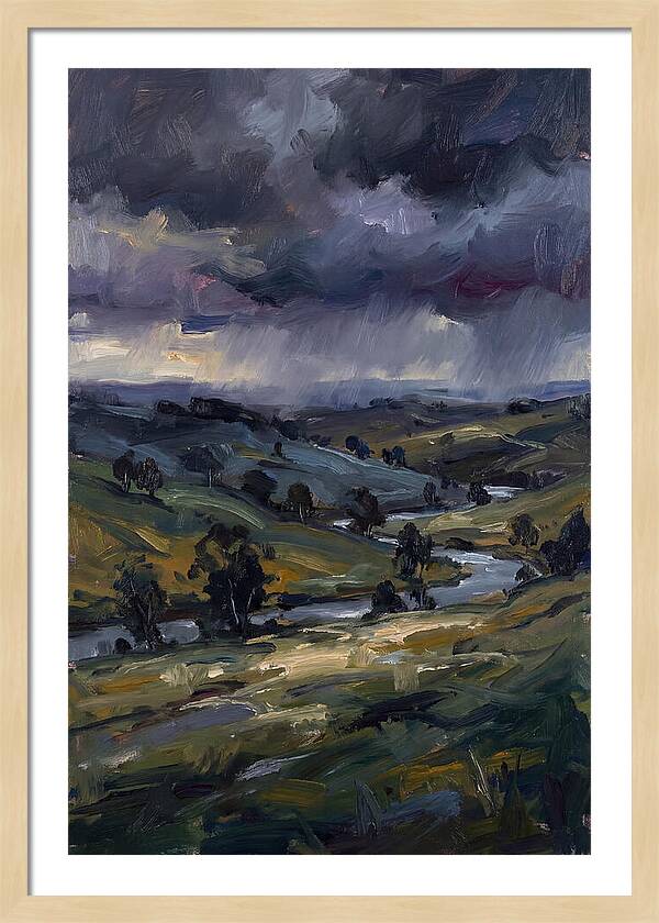 Stormy Landscape Serenity