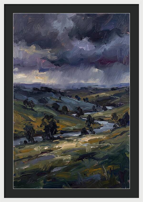 Stormy Landscape Serenity