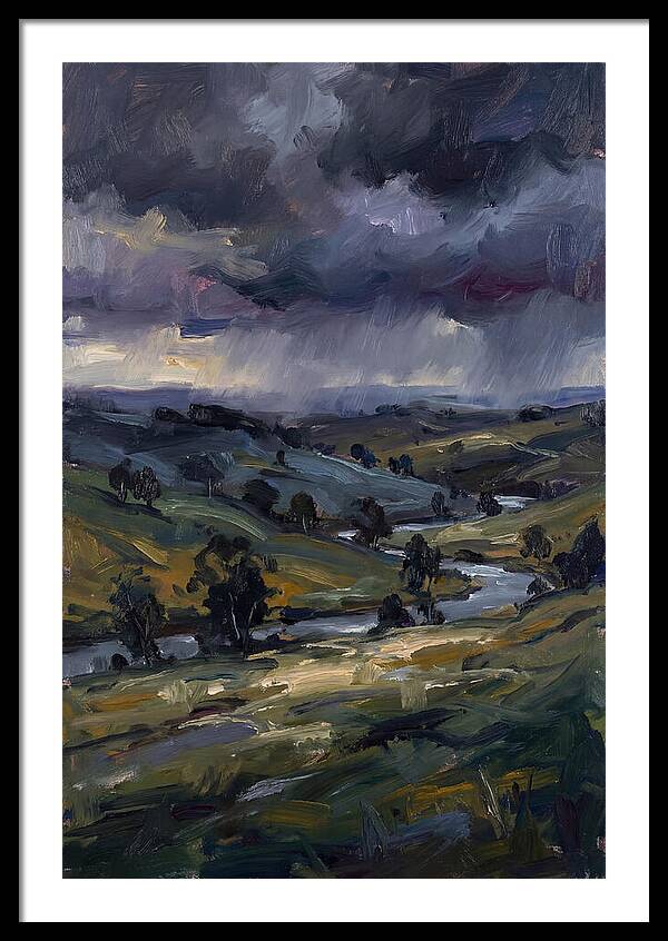Stormy Landscape Serenity