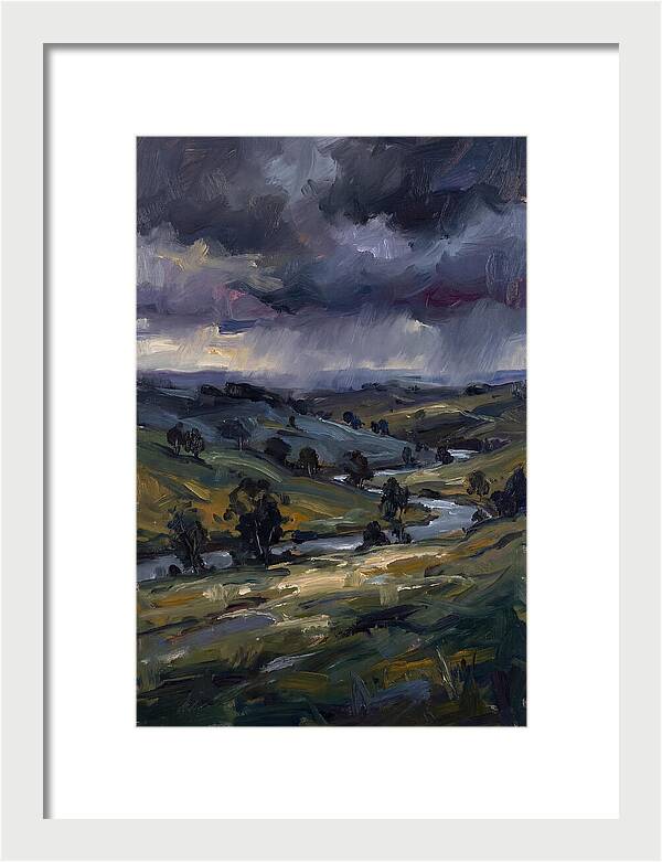 Stormy Landscape Serenity