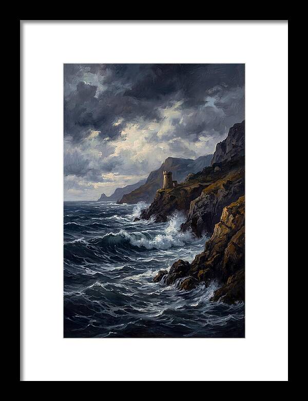 Stormy Mediterranean Coast