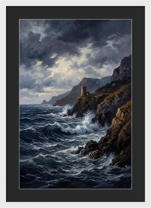 Stormy Mediterranean Coast