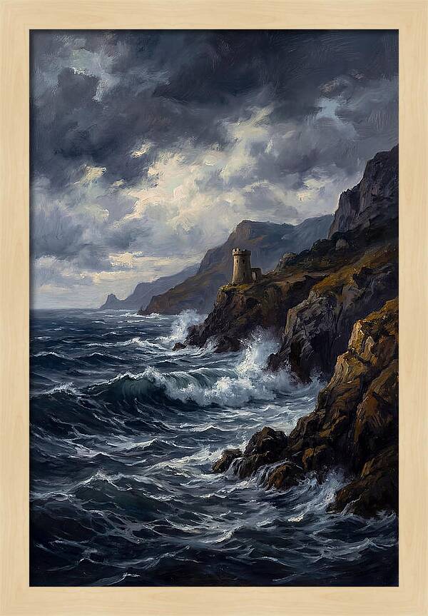 Stormy Mediterranean Coast