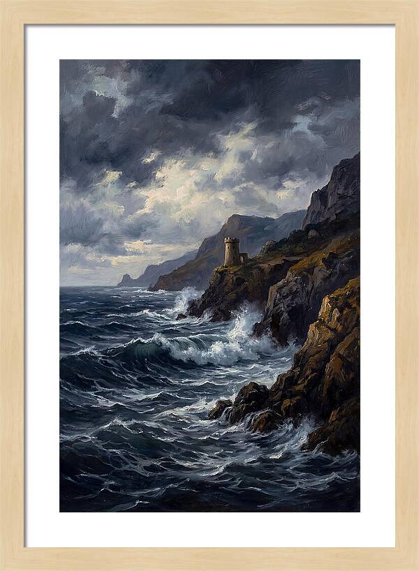 Stormy Mediterranean Coast