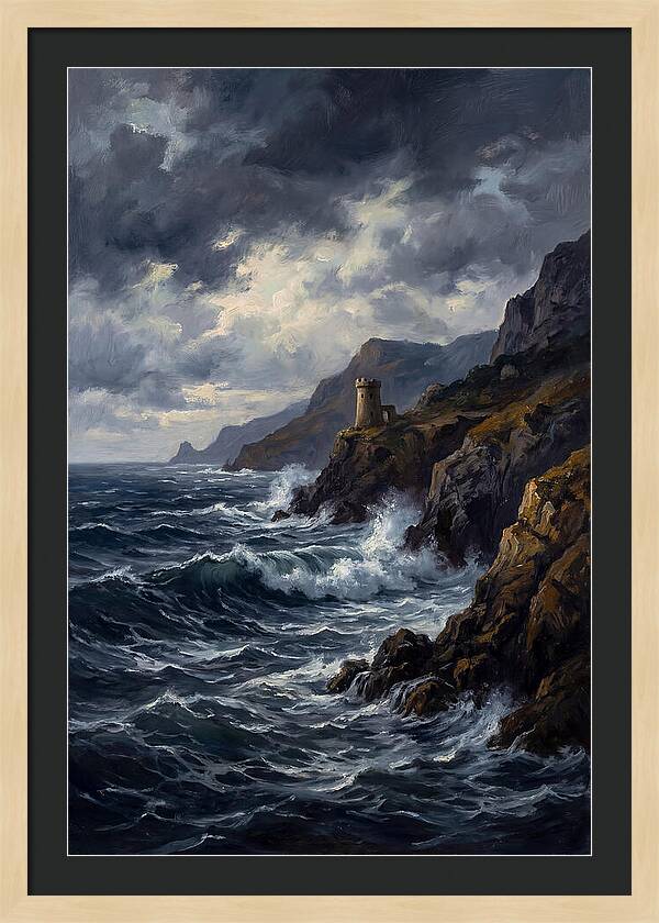 Stormy Mediterranean Coast