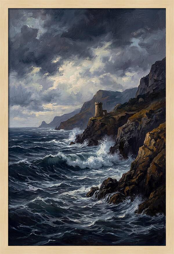 Stormy Mediterranean Coast