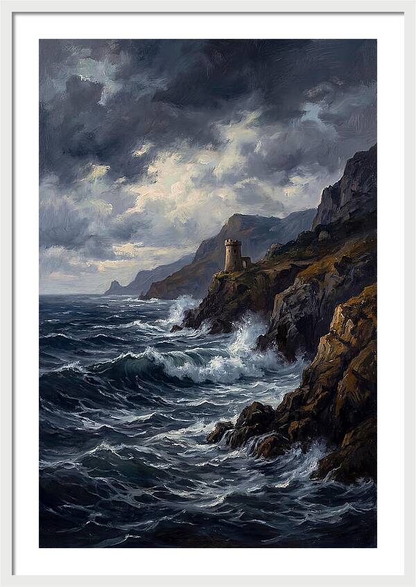 Stormy Mediterranean Coast