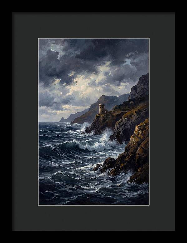 Stormy Mediterranean Coast