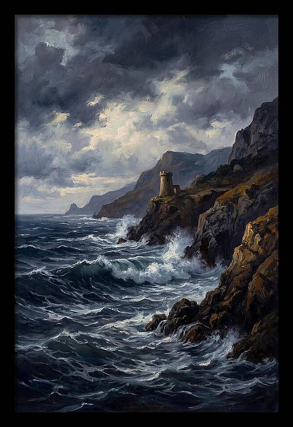 Stormy Mediterranean Coast