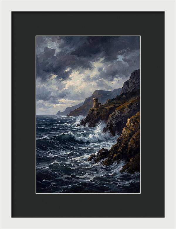Stormy Mediterranean Coast