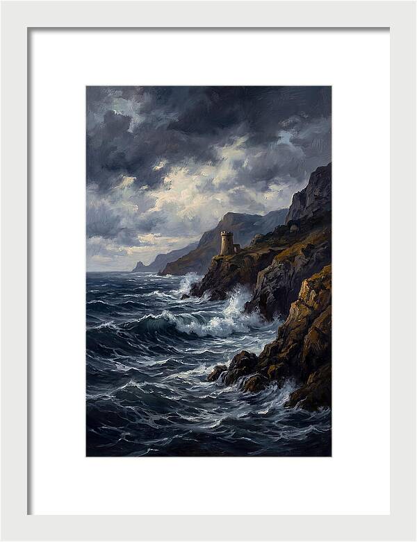 Stormy Mediterranean Coast