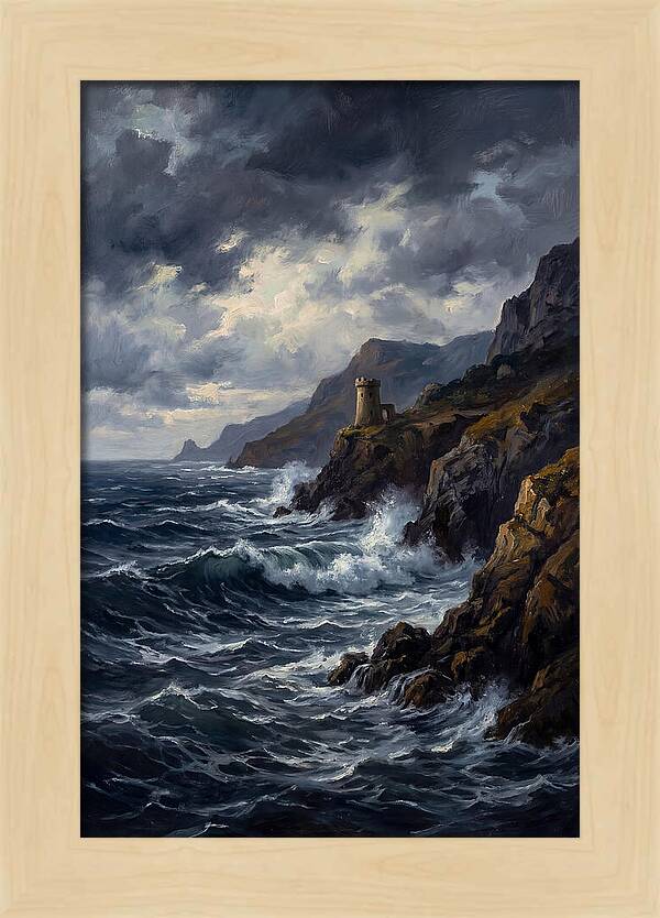 Stormy Mediterranean Coast