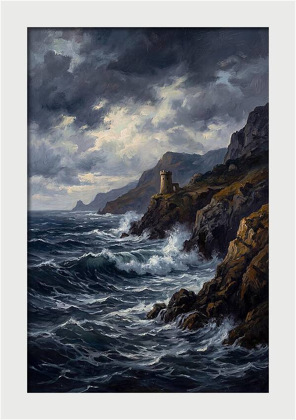 Stormy Mediterranean Coast