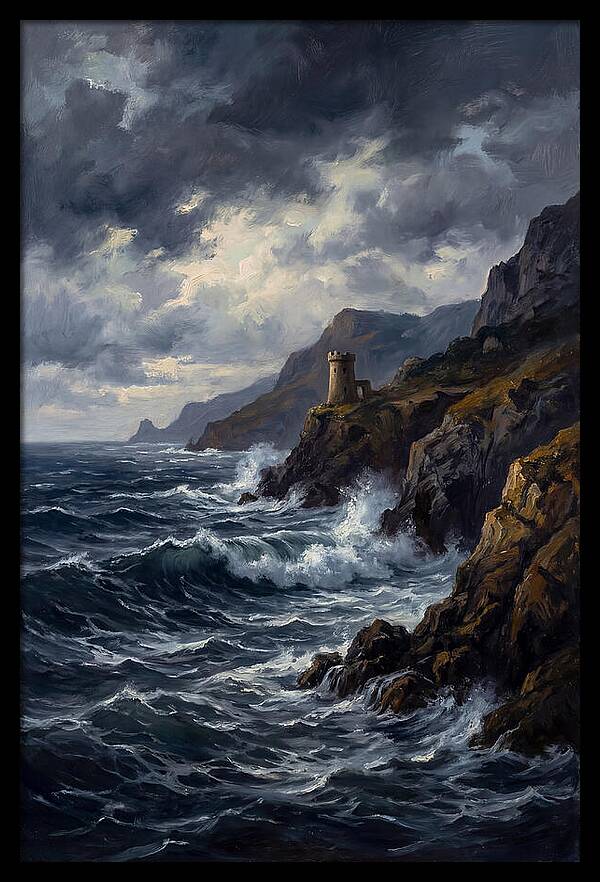 Stormy Mediterranean Coast