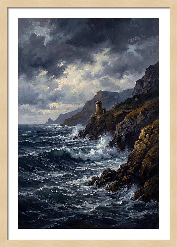 Stormy Mediterranean Coast