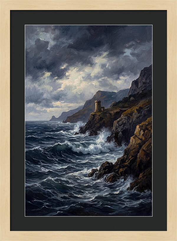 Stormy Mediterranean Coast