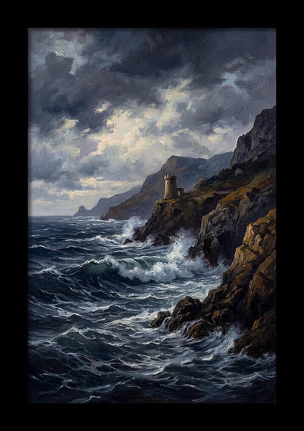 Stormy Mediterranean Coast