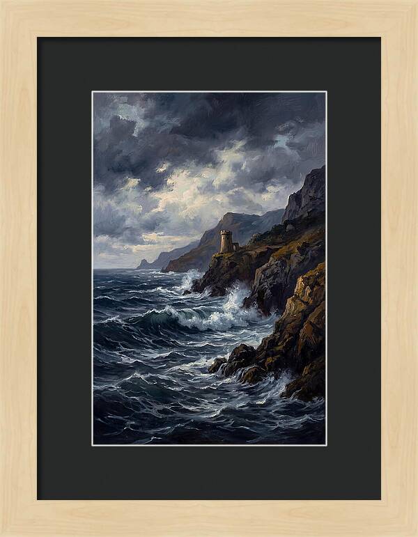 Stormy Mediterranean Coast