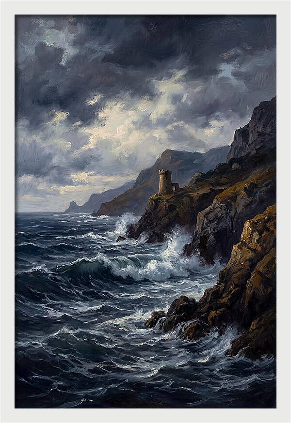 Stormy Mediterranean Coast
