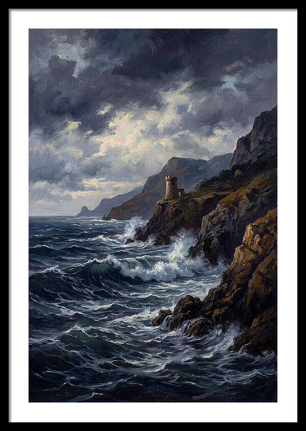 Stormy Mediterranean Coast