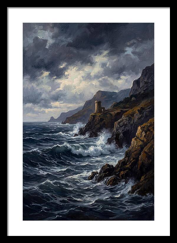 Stormy Mediterranean Coast