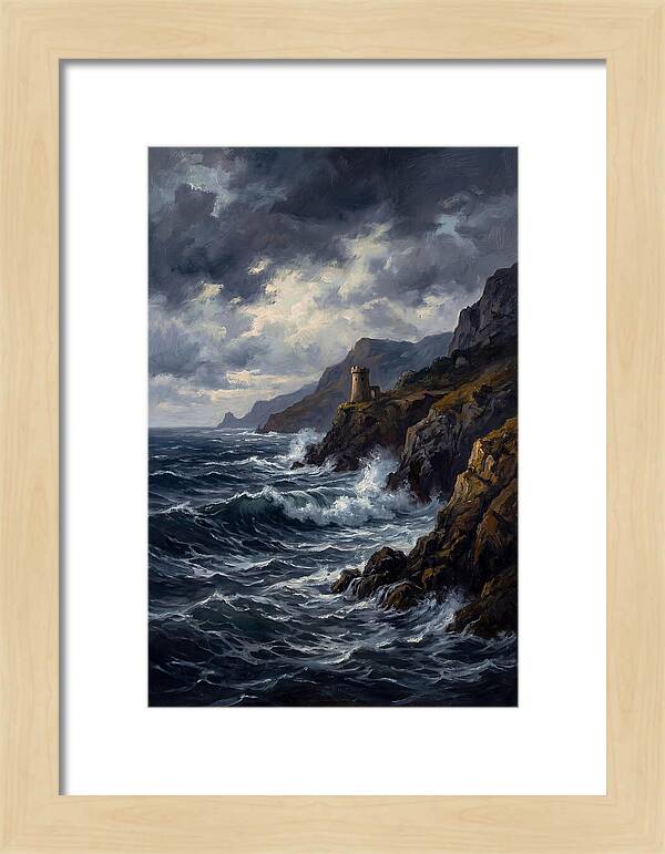Stormy Mediterranean Coast