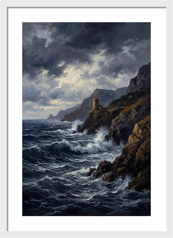 Stormy Mediterranean Coast
