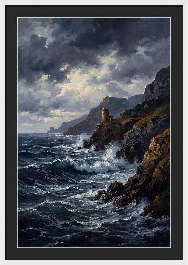 Stormy Mediterranean Coast